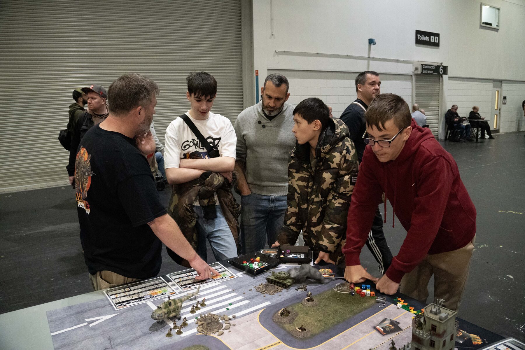 New faces at the BattlegroundHD demo table