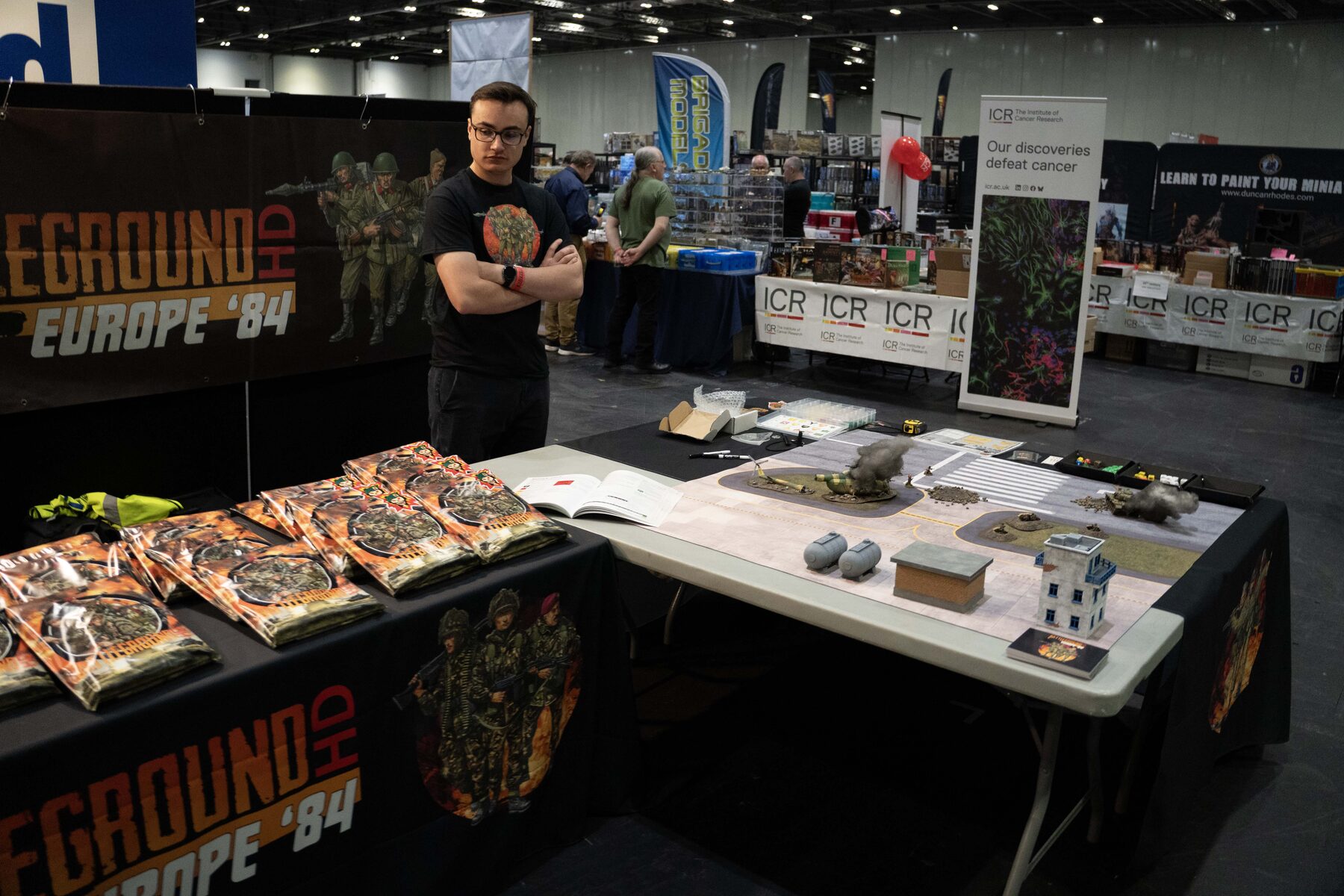 The BattlegroundHD stand at Salute 53